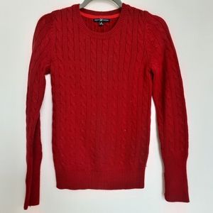 GAP Red Knit Cotton Sweater